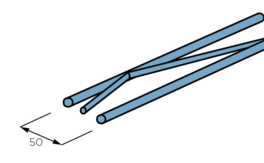 Арматурная рейка BAUT Murfor RND/Z-50, 3050*50 мм