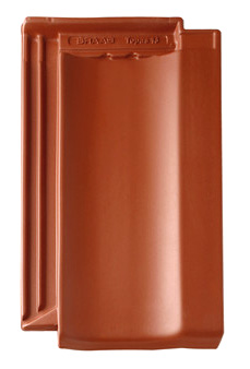 Керамическая черепица ТОПАЗ 13V медный, Braas